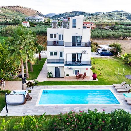 Martimi Apartments - 200M From Drapanias Beach - Pool - Hot Tub - Sauna - Bbq Kíssamos Exterior foto