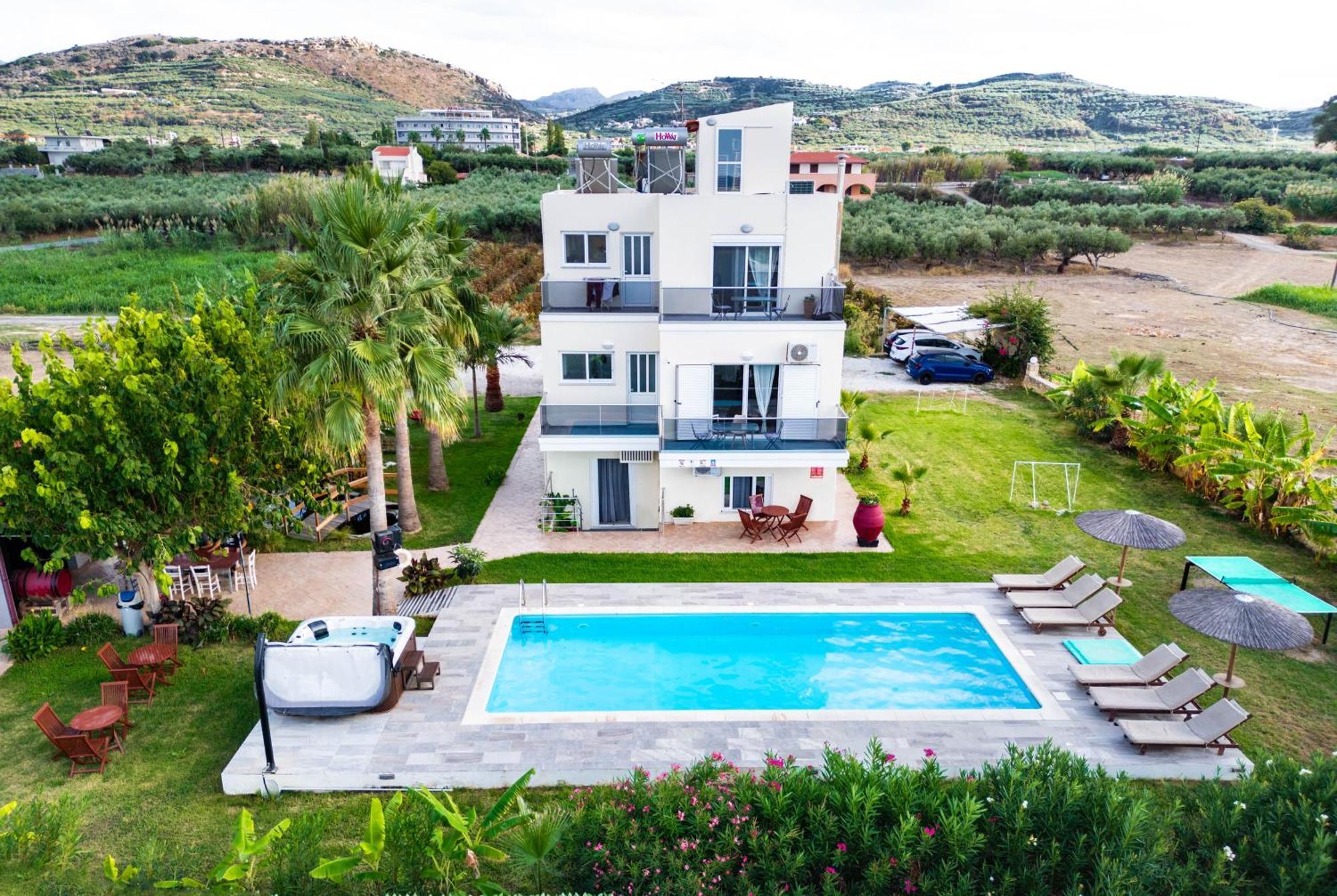 Martimi Apartments - 200M From Drapanias Beach - Pool - Hot Tub - Sauna - Bbq Kíssamos Exterior foto