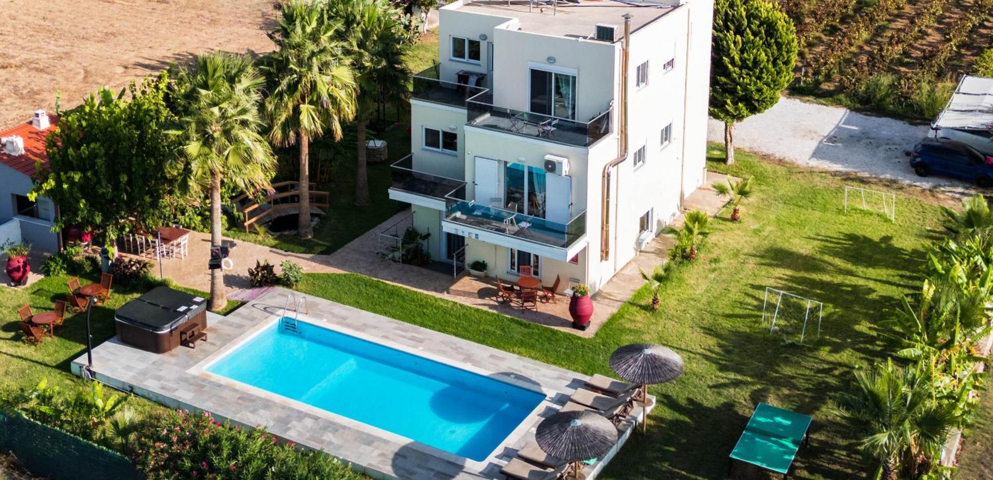 Martimi Apartments - 200M From Drapanias Beach - Pool - Hot Tub - Sauna - Bbq Kíssamos Exterior foto