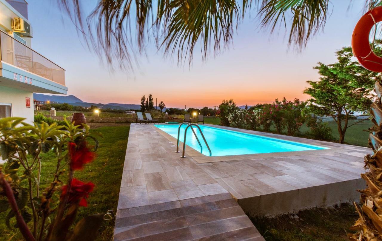 Martimi Apartments - 200M From Drapanias Beach - Pool - Hot Tub - Sauna - Bbq Kíssamos Exterior foto