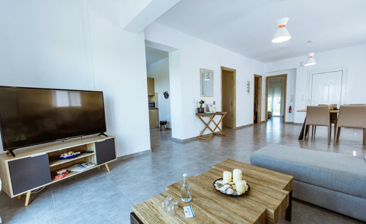 Martimi Apartments - 200M From Drapanias Beach - Pool - Hot Tub - Sauna - Bbq Kíssamos Exterior foto